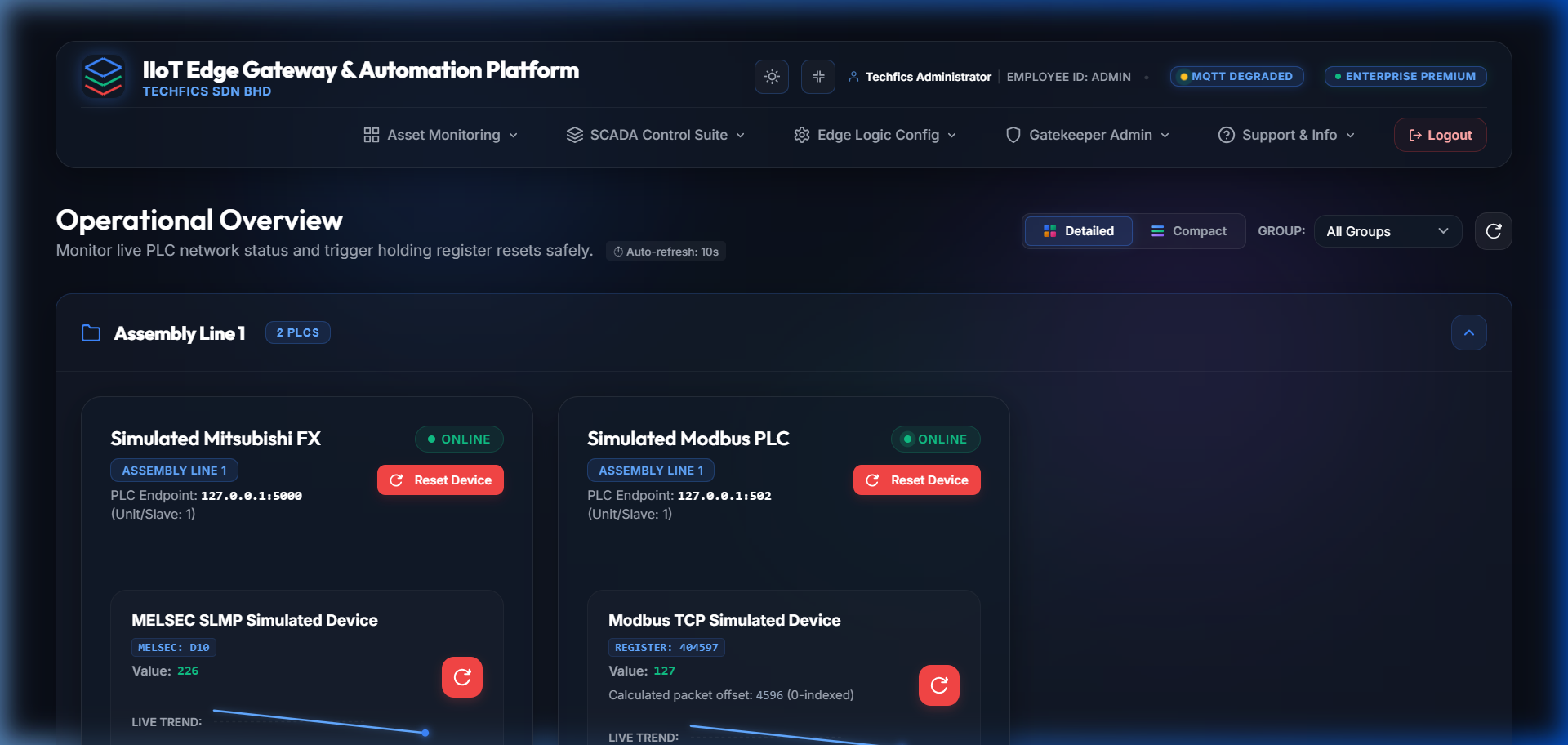 Edge Automation Asset Inventory Dashboard